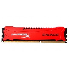 Б/В Пам'ять DDR3, 4Gb, 1600 MHz, Kingston HyperX Savage, Red (HX316C9SR/4)