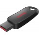 Флеш накопичувач USB 128Gb SanDisk Cruzer Snap, Black, USB 2.0 (SDCZ62-128G-G35)