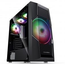 Корпус 2E Gaming TURBO (G2057B) Black, без БП, ATX (2E-G2057B)