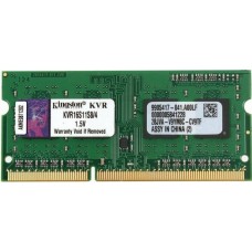 Память SO-DIMM, DDR3, 4Gb, 1600 MHz, Kingston, 1.5V (KVR16S11S8/4WP)