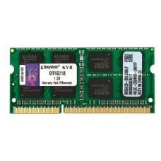 Память SO-DIMM, DDR3, 8Gb, 1600 MHz, Kingston, 1.5V (KVR16S11/8WP)