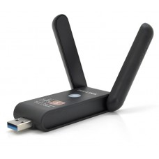 Мережний адаптер WiFi Merlion LV-UAC15, USB, WiFi 802.11b/g/n, 1200 Мбіт/с, 2 зовнішні антени