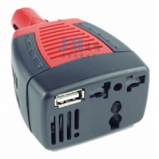 Автомобільний інвертор 150 Вт, Voltronic, 150W, 12V -> 220V, універсальна розетка, 1 USB вихід