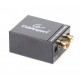 Адаптер Cablexpert, 1х RCA (коаксіальний), 1х Toslink на 2х RCA аудіо (L/R) Black (DSC-OPT-RCA-001)