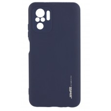 Накладка силіконова для смартфона Xiaomi Redmi Note 10, SMTT matte Dark Blue