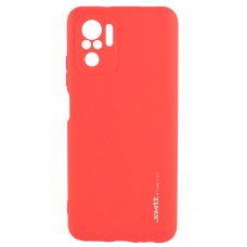 Накладка силиконовая для смартфона Xiaomi Redmi Note 10, SMTT matte Red