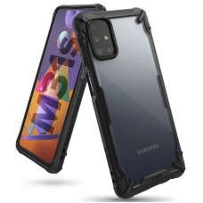 Накладка силіконова для смартфона Samsung Galaxy M31s, Ringke Fusion X, Black (RCS4835)