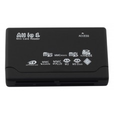 Card Reader зовнішній AtCom TD2031 ALL IN 1 MS/microSD/SDHC/T-Flash/M2 (10731)