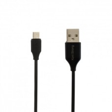 Кабель USB <-> microUSB, Koni Strong, Black, 1 м (KS-59m)