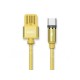 Кабель USB <-> USB Type-C, Remax RC-095a, магнитный, Gravity series, Gold