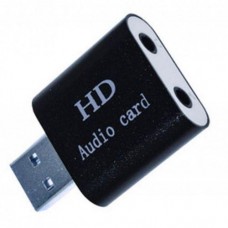 Звуковая карта USB 2.0, 7.1, Dynamode C-Media 108, Black, 90 дБ, Bulk (USB-SOUND7-ALU)