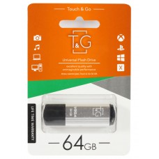 USB Flash Drive 64Gb T&G 121 Vega series Silver (TG121-64GBSL)