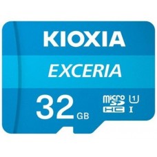 Карта пам'яті microSDHC, 32Gb, Class10 UHS-I, Kioxia V10 A1 Exceria R100MB/s + SD-adapter 