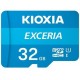 Карта памяти microSDHC, 32Gb, Class10 UHS-I, Kioxia V10 A1 Exceria R100MB/s + SD-adapter