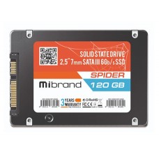Твердотільний накопичувач 120Gb, Mibrand Spider, SATA3, Bulk (MI2.5SSD/SP120GB)