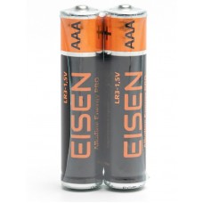 Батарейка AAA (LR03), щелочная, Eisen Energy Alkaline PRO, 2 шт, 1.5V, Shrink