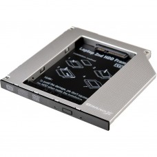 Шасси для ноутбука Grand-X, Black, 9.5 мм, для SATA 2.5