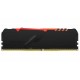 Память 16Gb DDR4, 3000 MHz, Kingston Fury Beast RGB, Black (KF430C15BB1A/16)