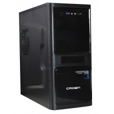 Корпус Crown CMC-771, без БП, Midi tower, MicroATX/Mini-ITX, 2хUSB 2.0, 1xUSB 3.0, 185*435*410мм