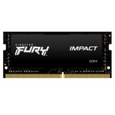 Память SO-DIMM, DDR4, 16Gb, 2666 MHz, Kingston Fury Impact, 1.2V, 15-17-17 (KF426S15IB1/16)