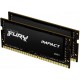 Память SO-DIMM, DDR4, 16Gb x 2 (32Gb Kit), 2666 MHz, Kingston Fury Impact (KF426S15IB1K2/32)