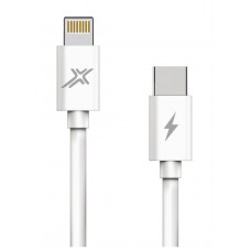 Кабель USB Type-C - Lightning, Grand-X 1 м White, 20W (CL-07)