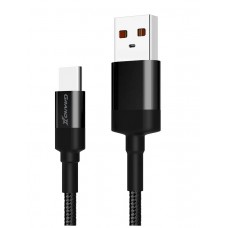 Кабель USB <-> USB Type-C, Grand-X, Black, 1 м, 3.0A (FC-03)