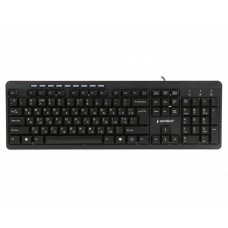 Клавиатура Gembird KB-UM-106-UA, Black, USB, мультимедийная, украинская раскладка, 1.45 м