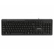 Клавіатура Gembird KB-UM-106, Black, USB, мультимедійна, українська розкладка, 1.45 м