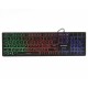 Клавиатура Gembird KB-UML-01-UA, Black, USB, 3-х цветная подсветка