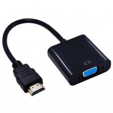 Б/В Адаптер HDMI (M) - VGA (F), Black, 15 см
