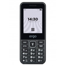 Мобильный телефон Ergo B242 Black, 2 Standard SIM