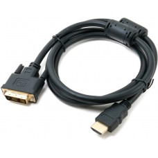 Кабель HDMI - DVI 1.8 м, 2 феритові фільтри