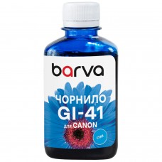 Чорнило Barva Canon GI-41, Cyan, 180 мл, водорозчинне (CGI41-810)