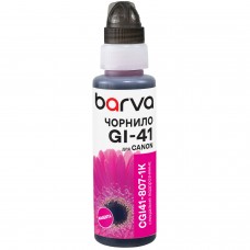 Чорнило Barva Canon GI-41, Magenta, 100 мл, водорозчинне, флакон OneKey (CGI41-807-1K)