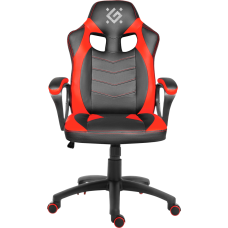 Игровое кресло Defender SkyLine, Black/Red, экокожа, до 140 кг (64357)