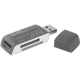 Картридер зовнішній Defender Ultra Swift, Gray, USB 2.0 (83260)