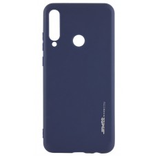 Накладка силиконовая для смартфона Huawei Y6P, SMTT matte Dark blue