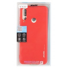 Накладка силиконовая для смартфона Huawei Y6P, SMTT matte Red