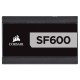 Блок питания 600 Вт, Corsair SF600, Black, SFX, модульный, 80+ Platinum (CP-9020182-EU)