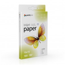 Фотобумага PrintPro, матовая, A6 (10x15), 190 г/м², 100 л, Bulk (PME1901004R_OEM)