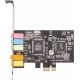 Звукова карта Frime, PCI-E 1x, 32-bit, 4-Channels, CMI8738+ASM1083 (SCF-CMI8738-4CH.LP)