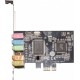 Звуковая карта Frime, PCI-E 1x, 32-bit, 6-Channels, CMI8738+ASM1083 (SCF-CMI8738-6CH.LP)