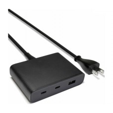 Сетевое зарядное устройство ZMI 65W 2C+1A, 1m, Type-C Cable, Black