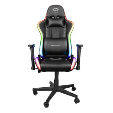 Игровое кресло Trust GXT 716 Rizza RGB-Illuminated Gaming Chair, Black, эко-кожа, RGB (23845)