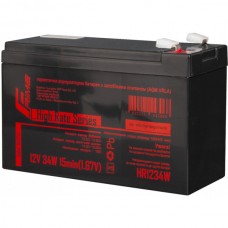 Батарея для ИБП 12В 9Ач Frime HR1234W Black 12V 9.0Ah, 34W/15min, 151х65х94 мм (HR1234W)