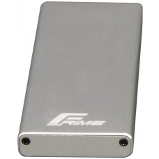 Карман внешний M.2 Frime NGFF SATA USB3.0, Metal, Silver (FHE201.M2U30)