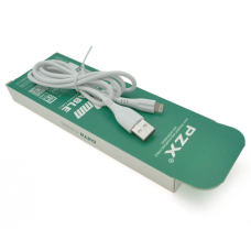 Кабель USB <-> Lightning, PZX, 1 m, V141, White, 2.1A