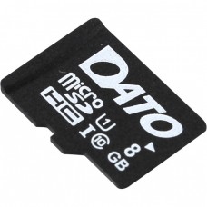 Карта пам'яті microSDHC, 8Gb, Class10 UHS-I, Dato, без адаптера (DTTF008GUIC10)