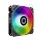 Вентилятор 120 мм, GameMax Rainbow Force C9, 120х120х25 мм, RGB підсвічування (FN-12Rainbow-C9)